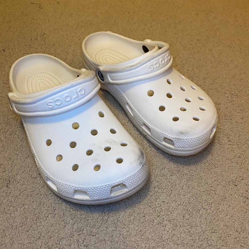 White crocs